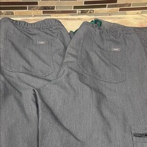 FIGS Men's Charcoal Cargo scrub pants